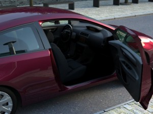 citroen c4 2006 3D Model