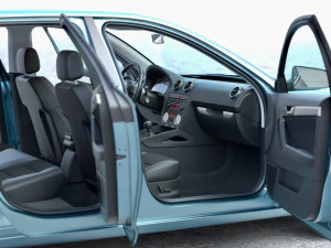 Audi A3 Sportback 2006 3D Model