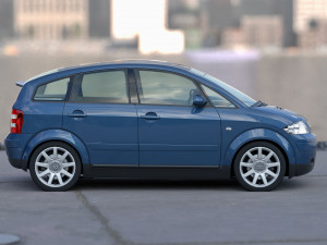 Audi A2 2003 3D मॉडल