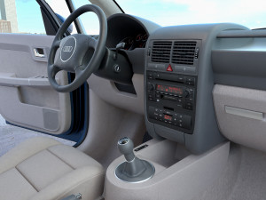 Audi A2 2003 3D मॉडल