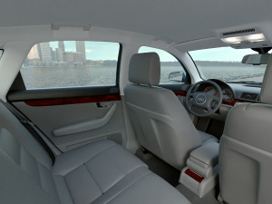 Audi A4 2003 Modèle 3D