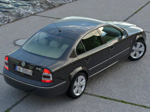 Skoda Superb 2006 3D Model