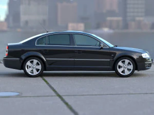 Skoda Superb 2006 3D Model