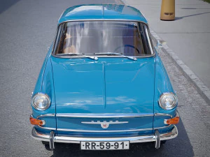 Skoda 1000MB 1965 3D Model