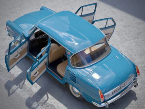 Skoda 1000MB 1965 3D Model