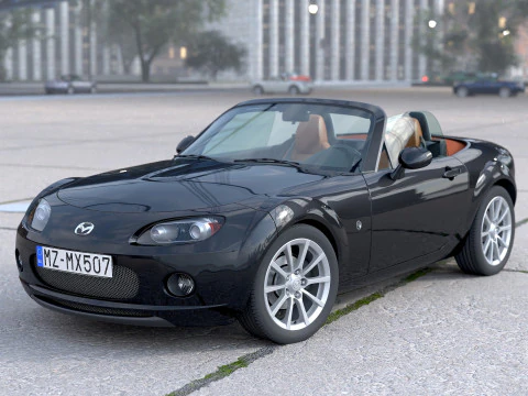 Mazda MX5 2007 3D Model