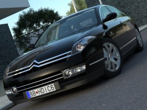 citroen c6 2007 Modelo 3D