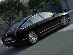 citroen c6 2007 3D Модель