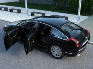 citroen c6 2007 3D Модель