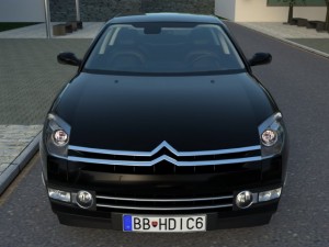 citroen c6 2007 3D Модель