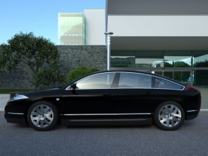 citroen c6 2007 3D Модель