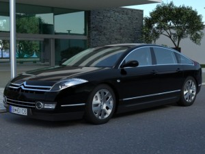 citroen c6 2007 3D Модель