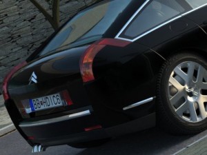 citroen c6 2007 3D Модель
