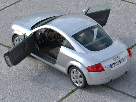 Audi TT 2003 Modelo 3D