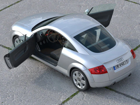 Audi TT 2003 3D Model