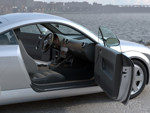 Audi TT 2003 Modelo 3D