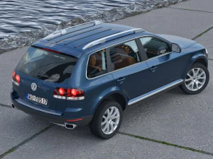Volkswagen Touareg 2008 Modelo 3D