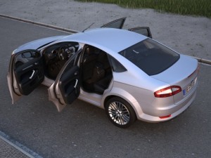 mondeo sedan 2009 3D Модель