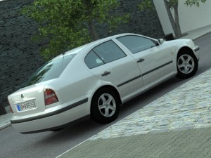skoda octavia 1997 3D 모델