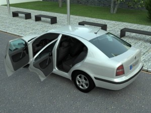 skoda octavia 1997 3D 모델