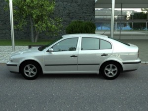 skoda octavia 1997 3D 모델
