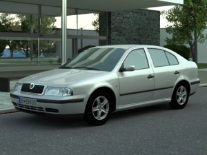 skoda octavia 1997 3D 모델
