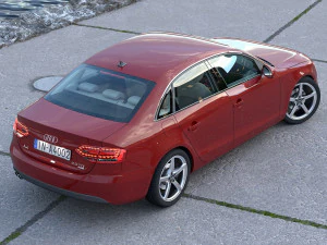 Audi A4 2008 3D Model
