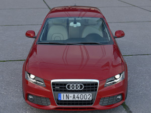 Audi A4 2008 3D Model