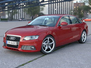 Audi A4 2008 3D Model