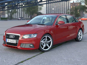 Audi A4 2008 3D Model