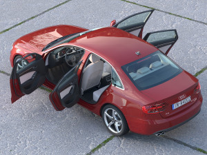 Audi A4 2008 3D Model