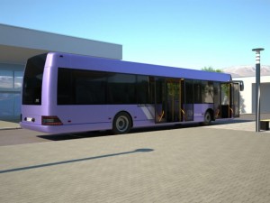 arkbus 12 suburban liner Modello 3D