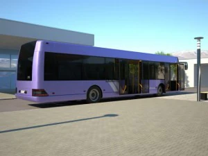 arkbus 12 suburban liner 3D Model