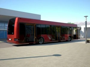 ark bus 12 city liner 3D Model