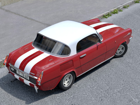 Xpider Coupe 1968 3D Model