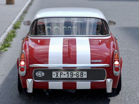 Xpider Coupe 1968 3D Model