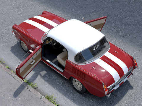 Xpider Coupe 1968 3D Model