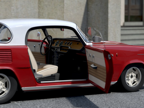 Xpider Coupe 1968 3D Model