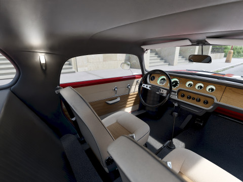 Xpider Coupe 1968 3D Model