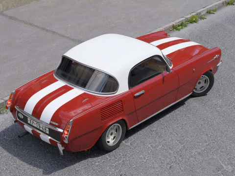Xpider Coupe 1968 3D Model