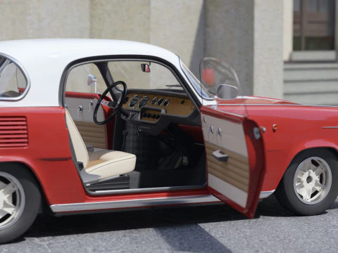 Xpider Coupe 1968 3D Model