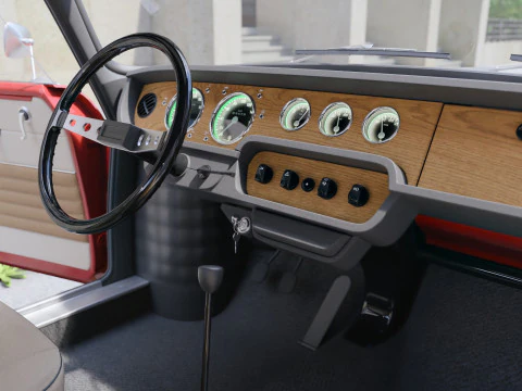 Xpider Coupe 1968 3D Model