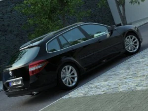 renault laguna grandtour 2008 3D Model