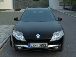 renault laguna grandtour 2008 3D Model
