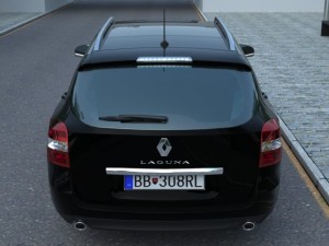 renault laguna grandtour 2008 3D Модель