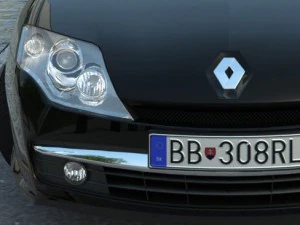 renault laguna grandtour 2008 3D Model