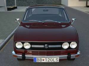 skoda 120 ls 1977 3D Model