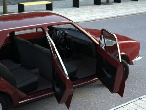 skoda 120 ls 1977 3D Model