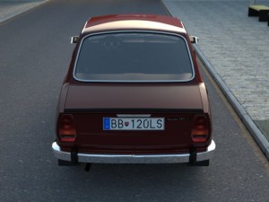 skoda 120 ls 1977 3D Модель
