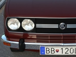 skoda 120 ls 1977 3D Модель
